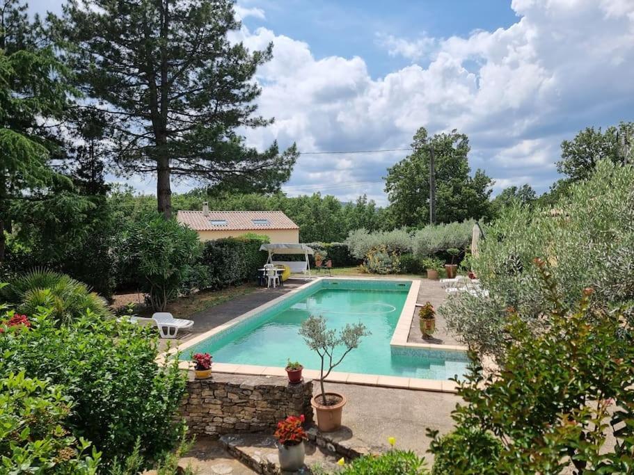 Gite Avec Piscine Au Coeur De La Vallee De La Ceze Saint-Laurent-de-Carnols Exteriör bild